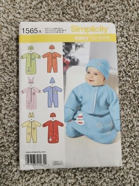 Simplicity Baby Fleece Sleep Sack Pattern #1565